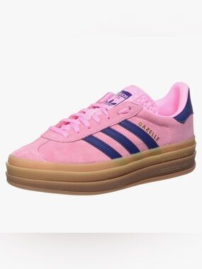Adidas Women's Gazelle Bold Shoes 'Pink Glow Gum' Size 7
